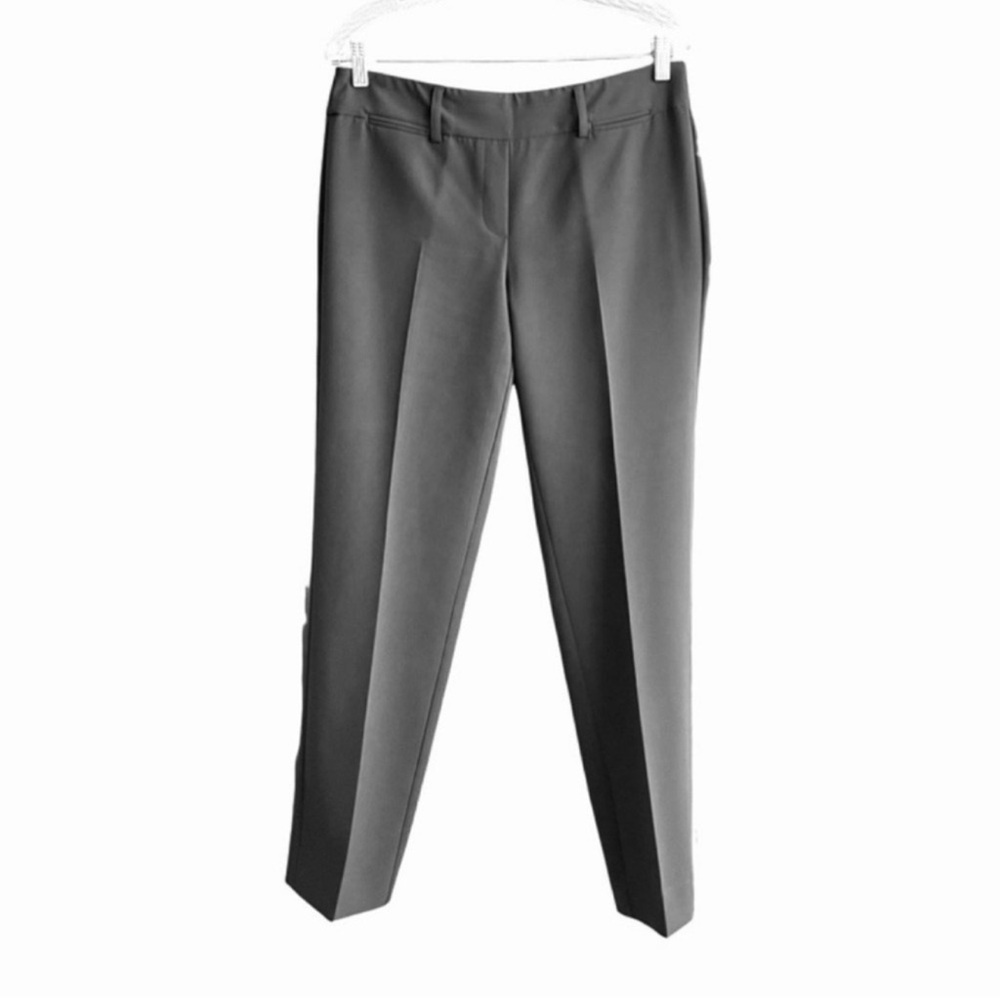 Zac & Rachel Pull On Trouser Pants Solid Medium Gray Size 6